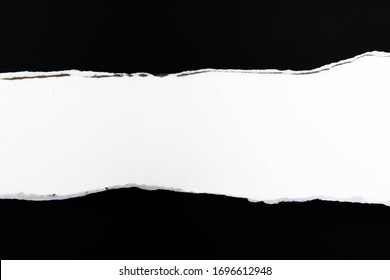 Torn Ripped White Paper Texture Gap Stock Photo 1696612948 