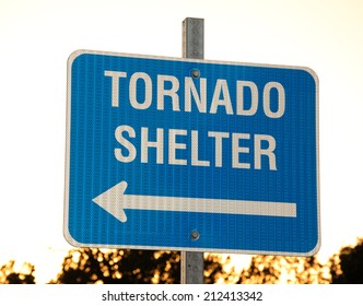 Tornado Shelter Sign