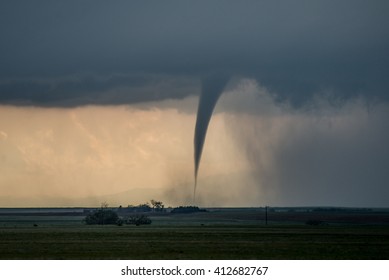 Tornado From Storm In Colorado, US