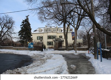 Toronto, Canada - 01 22 2020: Casa Loma Is A Gothic Revival Style Mansion And Garden In Midtown Toronto