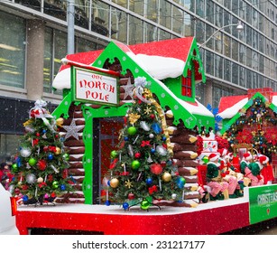 TORONTO, CANADA - 16TH NOVEMBER 2014: A Float Taking Part In The Santa Claus Parade In Toronto