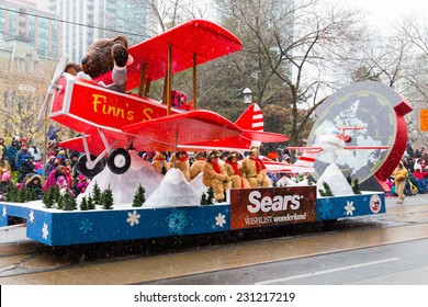 TORONTO, CANADA - 16TH NOVEMBER 2014: A Float Taking Part In The Santa Claus Parade In Toronto