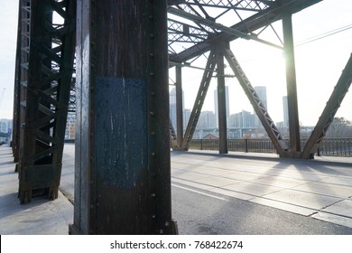 Toronto, Canada - 17 October 2017. Sir Isaac Brock Bridge