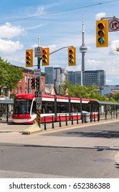 Toronto, Canada - 2 July 2016: Toronto Streetcar System Is Operated By Toronto Transit Commission (TTC).