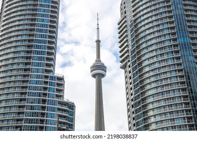 Toronto, Canada - 6 February, 2018: View Of Downtown Toronto During Winter.