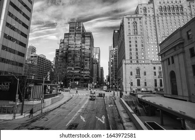 Toronto Canada- 8 February 2020: Downtown Toronto City Scape