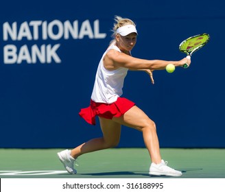 TORONTO, CANADA - AUGUST 13 :  Daria Gavrilova In Action At The 2015 Rogers Cup WTA Premier 5 Tennis Tournament