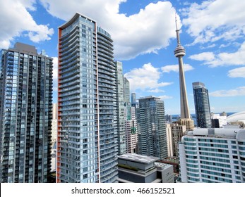 Toronto,  Canada - August 6, 2016: The Modern Buildings.     