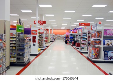 TORONTO, CANADA  - FEBRUARY 11, 2014: A Target store on February 11, 2014 in Toronto, Canada. 