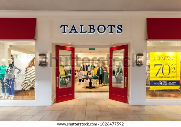 Toronto Canada February 7 2018 Talbots Stock Photo Edit Now 1026477592