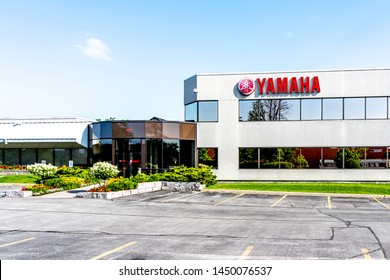 Toronto, Canada - July 13, 2019: Yamaha Motor Canada Head Office In Toronto. Yamaha Motor Company Limited Is A Japanese Manufacturer Of Motorcycles, Marine Products.