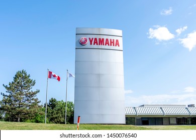 Toronto, Canada - July 13, 2019: Yamaha Motor Canada Head Office In Toronto. Yamaha Motor Company Limited Is A Japanese Manufacturer Of Motorcycles, Marine Products.