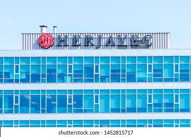 Toronto, Canada - July 13, 2019: Herjavec Headquarters Building In Toronto, Canada. Herjavec Group Is A Global Cybersecurity Firm Offering Comprehensive Protection To Minimize Cyber Attacks And Threat