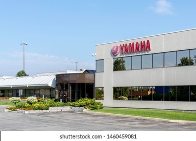 Toronto, Canada - July 13, 2019: Yamaha Motor Canada Head Office In Toronto. Yamaha Motor Company Limited Is A Japanese Manufacturer Of Motorcycles, Marine Products.