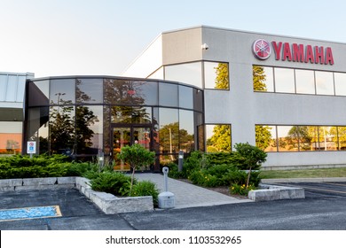 Toronto, Canada - June 1, 2018: Yamaha Motor Canada Head Office In Toronto. Yamaha Motor Company Limited Is A Japanese Manufacturer Of Motorcycles, Marine Products.