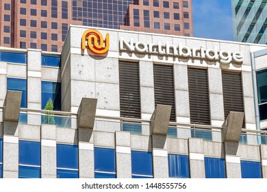 Toronto, Canada - June 19, 2018: Sign Of Northbridge On The Head Office Building In Toronto, A Canadian Insurance Provider Specializing In Commercial Property And Casualty Insurance Management.