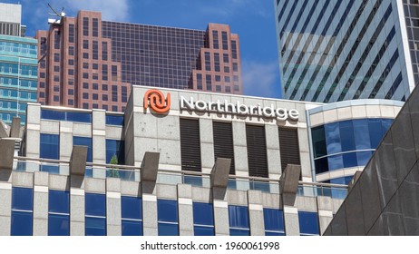 Toronto, Canada - June 19, 2018: Sign Of Northbridge On The Head Office Building In Toronto, A Canadian Insurance Provider Specializing In Commercial Property And Casualty Insurance Management.