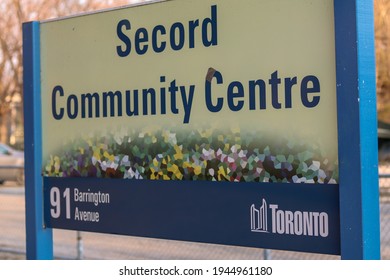 Toronto, Canada - March 03, 2021: The Toronto District School Board (TDSB) School  In Toronto. TDSB Is The English-language Public-secular School Board For Toronto.