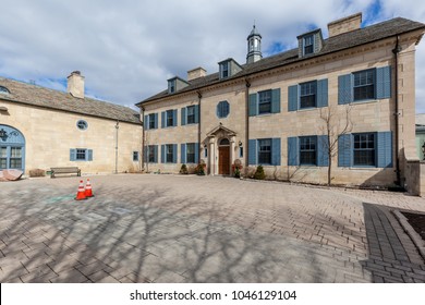 Toronto, Canada - March 11, 2018: Historical Building In Crescent School. 
Founded In September 1913,  Crescent School Is An Independent Elementary And Secondary Boys School In Toronto.
