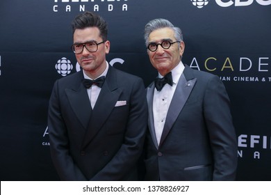 TORONTO, CANADA - MARCH 31, 2019: Daniel Levy, Eugene Levy At 2019 Canadian Screen Awards. 