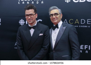 TORONTO, CANADA - MARCH 31, 2019: Daniel Levy, Eugene Levy At 2019 Canadian Screen Awards. 