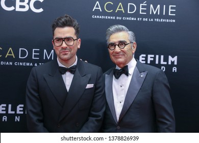 TORONTO, CANADA - MARCH 31, 2019: Daniel Levy, Eugene Levy At 2019 Canadian Screen Awards. 