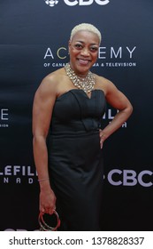 TORONTO, CANADA - MARCH 31, 2019: Karen Robinson At 2019 Canadian Screen Awards. 