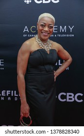 TORONTO, CANADA - MARCH 31, 2019: Karen Robinson At 2019 Canadian Screen Awards. 