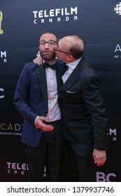 TORONTO, CANADA - MARCH 31, 2019: Jacob Tierney, Martin Katz At 2019 Canadian Screen Awards. 