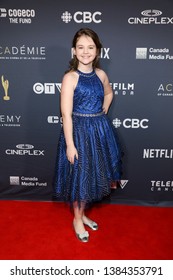 TORONTO, CANADA - MARCH 31, 2019: Kate Moyer At 2019 Canadian Screen Awards. 