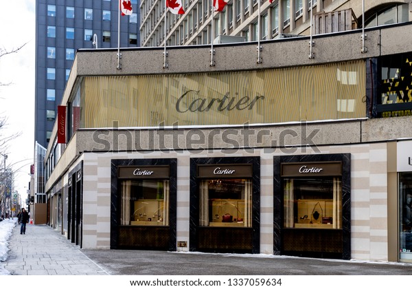 Toronto Canada March 4 2019 Cartier 