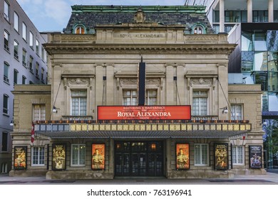 TORONTO, CANADA - OCTOBER 01 , 2017:  The Royal Alexandra Theatre At Sunset