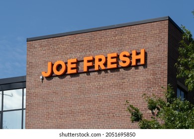 Toronto, Canada - October 2, 2021: Joe Fresh Sign At Their Headquarters In Toronto, Canada. Joe Fresh Is A Fashion Brand And Retail Chain For Canadian Food Distributor Loblaw Companies Limited.