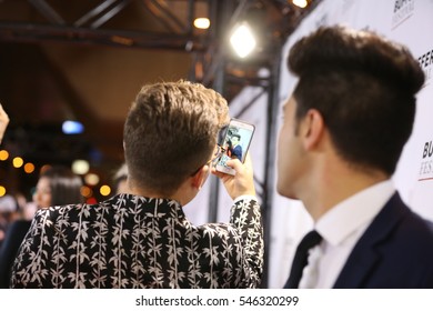 TORONTO, CANADA - OCTOBER 21, 2016: YouTube Personality Riyadh K Attends Opening Night Of BUFFER FESTIVAL, A Showcase Of YouTube Video Premieres.