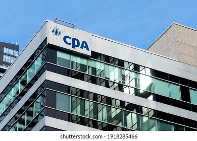 Toronto, Canada - October 24, 2019: CPA Canada head offices in 
Toronto. Chartered Professional Accountants of Canada (CPA Canada) represents the Canadian accounting profession. 

