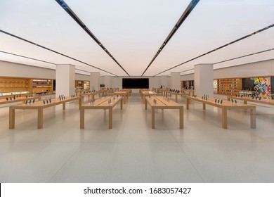 Toronto, Canada-20 March, 2020: Central Apple Store in CF Toronto Eaton Centre is closed due to Covid-19 (coronavirus) pandemic