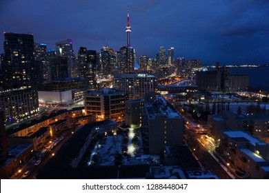 Toronto City Skyline Night