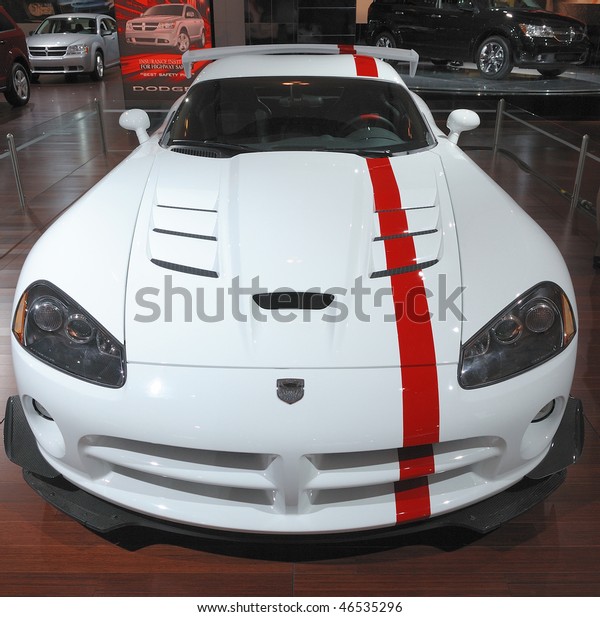 TORONTO - FEBRUARY 11: Dodge Viper        at the\
2010 Canadian International Auto Show on February 11, 2010 in\
Toronto