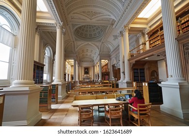 TORONTO - JANUARY 2020:  The Interior Of The Ornately Decorated Victorian Law Library At Osgoode Hall.