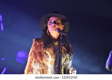 TORONTO - JANUARY 24:  Nelly Furtado Performs At The Sony Centre For Performing Arts, On January 24th, 2013 In Toronto.