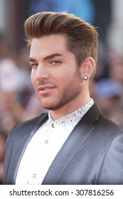 Toronto - JUNE 21: Adam Lambert Arrives At The MuchMusic Video Awards On June 21, 2015 In Toronto.