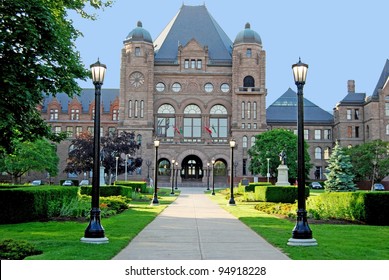 Toronto Legislative Building In Ontario, Canada