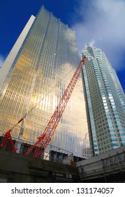 TORONTO - MARCH 1: Skyscraper Construction On March 1, 2013 In Toronto. Toronto's Boom Has Helped Lead To Development Of More High Rise Buildings In 2012 Than Any Other City In North America.