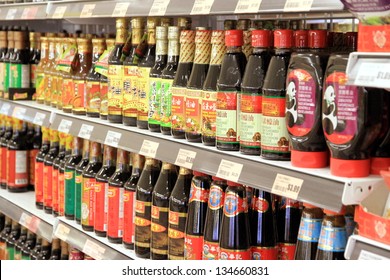 TORONTO - MARCH 29: Asian Food Products On March 29, 2013 In Toronto. Most Of The Asian Supermarkets In North America Are Started And Operated By Asian Immigrant Entrepreneurs And Their Families.