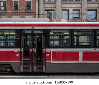 Toronto, ON / Canada - March 25 2016: TTC Streetcar