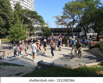 Toronto, ON, Canada - September 21 2019: Jack Layton Ferry Terminal