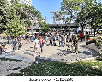 Toronto, ON, Canada - September 21 2019: Jack Layton Ferry Terminal