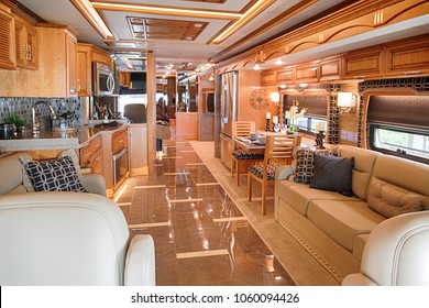 Luxury Bus Interior Images Stock Photos Vectors