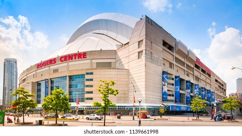 Toronto, Ontario, Canada - August 18th, 2011: Rogers Centre, a multi-purpose stadium in Downtown Toronto