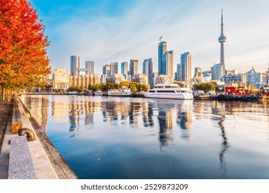 Toronto, Ontario, Canada cityscape in autumn at dawn. - Powered by Shutterstock